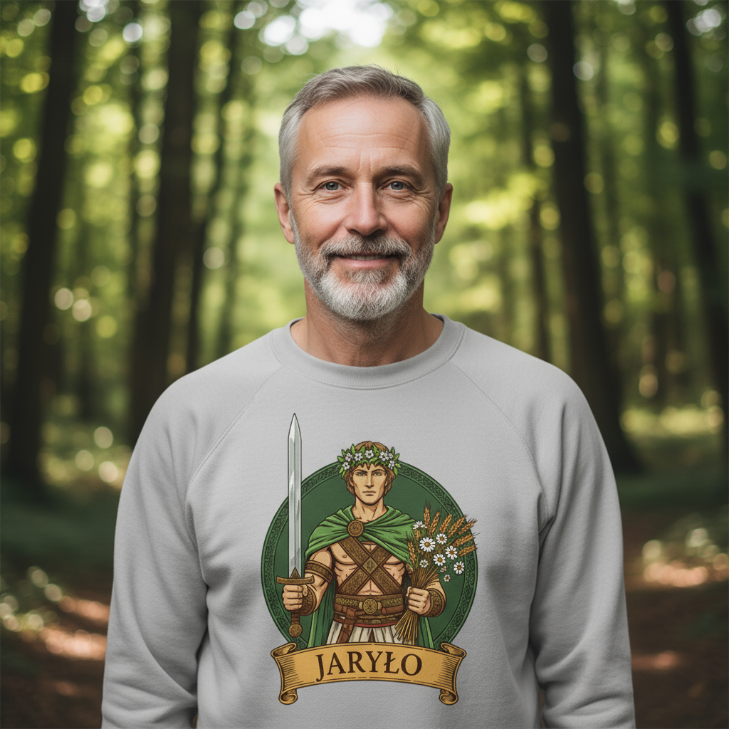 Bluza męska z nadrukiem - Jaryło - Mitologia słowiańska