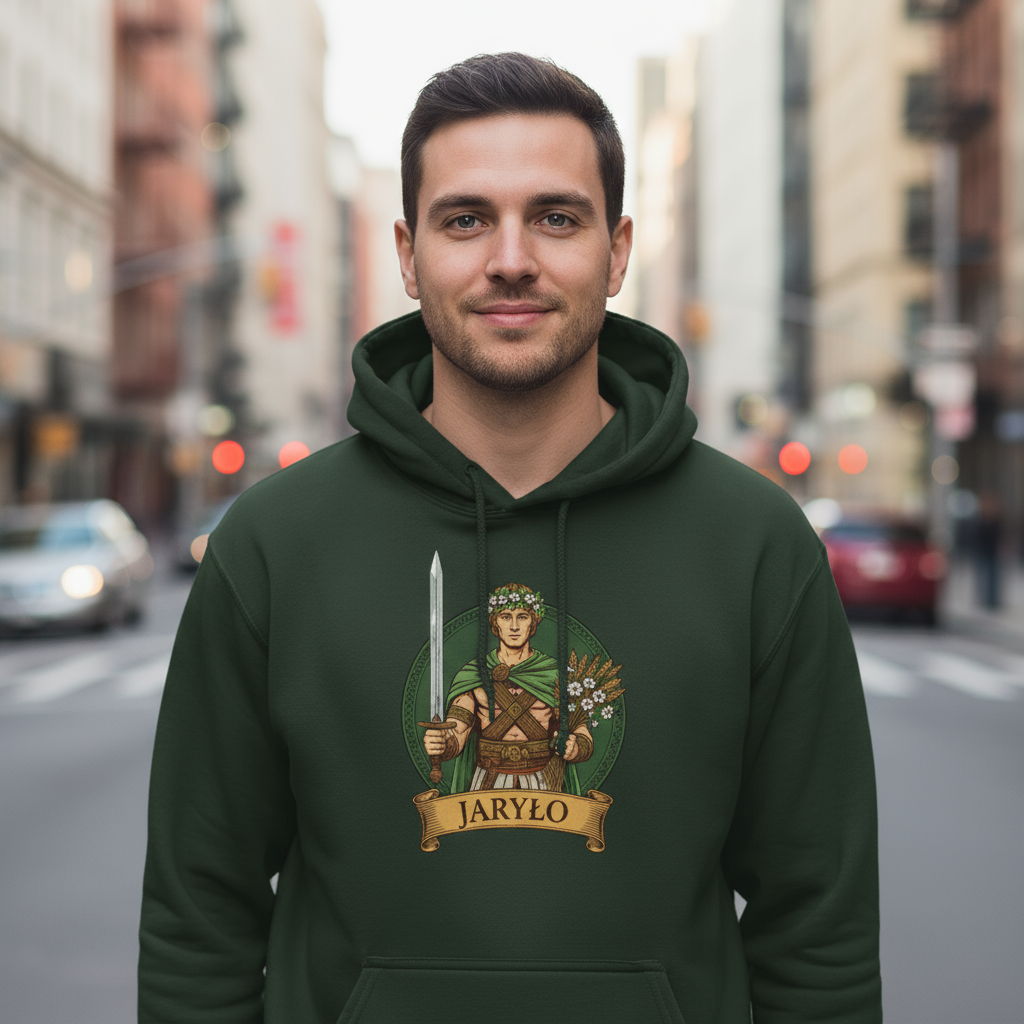 Bluza męska z kapturem - Jaryło - Mitologia słowiańska