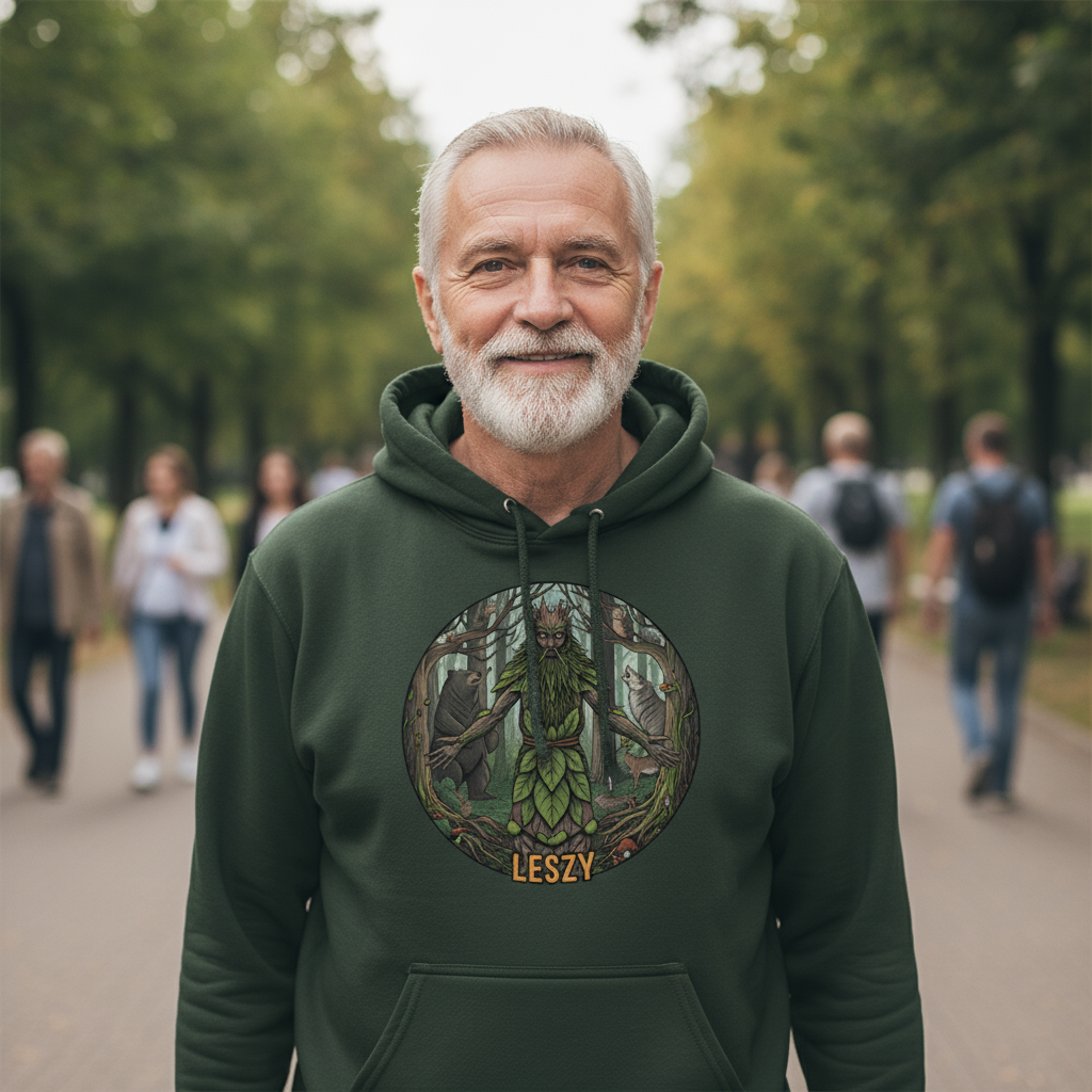 Bluza męska z kapturem - Leszy - Mitologia słowiańska