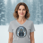 Koszulka damska V-neck - Marzanna - Mitologia słowiańska