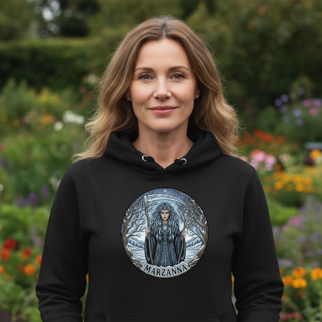 Damska bluza z kapturem - Marzanna - Mitologia słowiańska