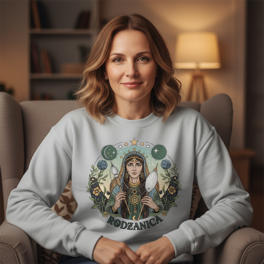 Bluza damska z nadrukiem - Rodzanica - Mitologia słowiańska