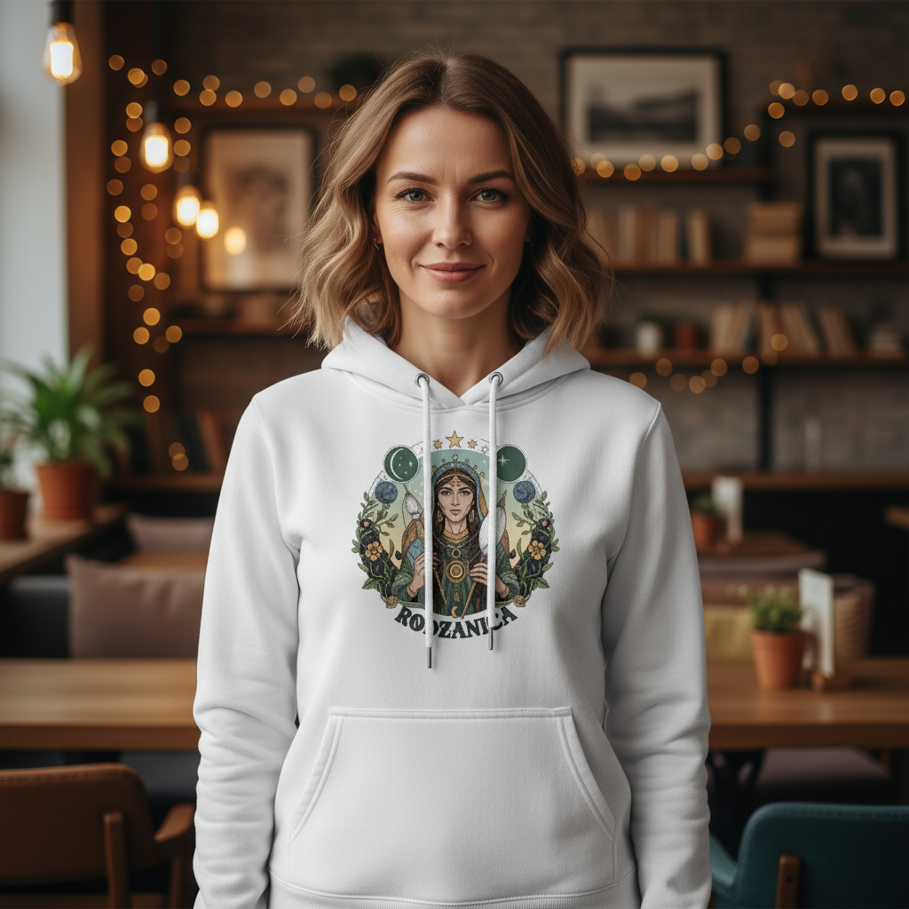 Damska bluza z kapturem - Rodzanica - Mitologia słowiańska