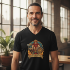 Męska koszulka V-neck - Swarożyc - Mitologia słowiańska