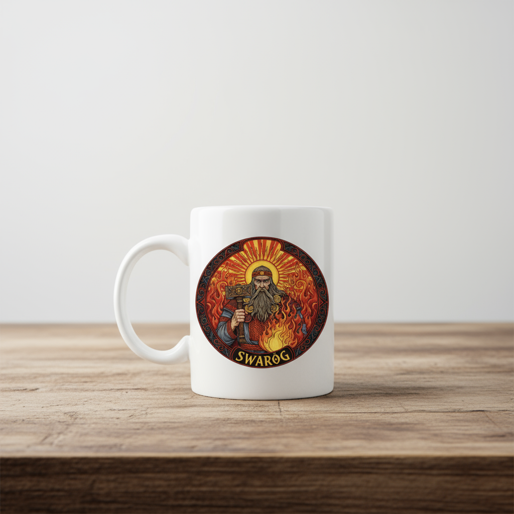 Kubek z nadrukiem - Swaróg - Mitologia słowiańska