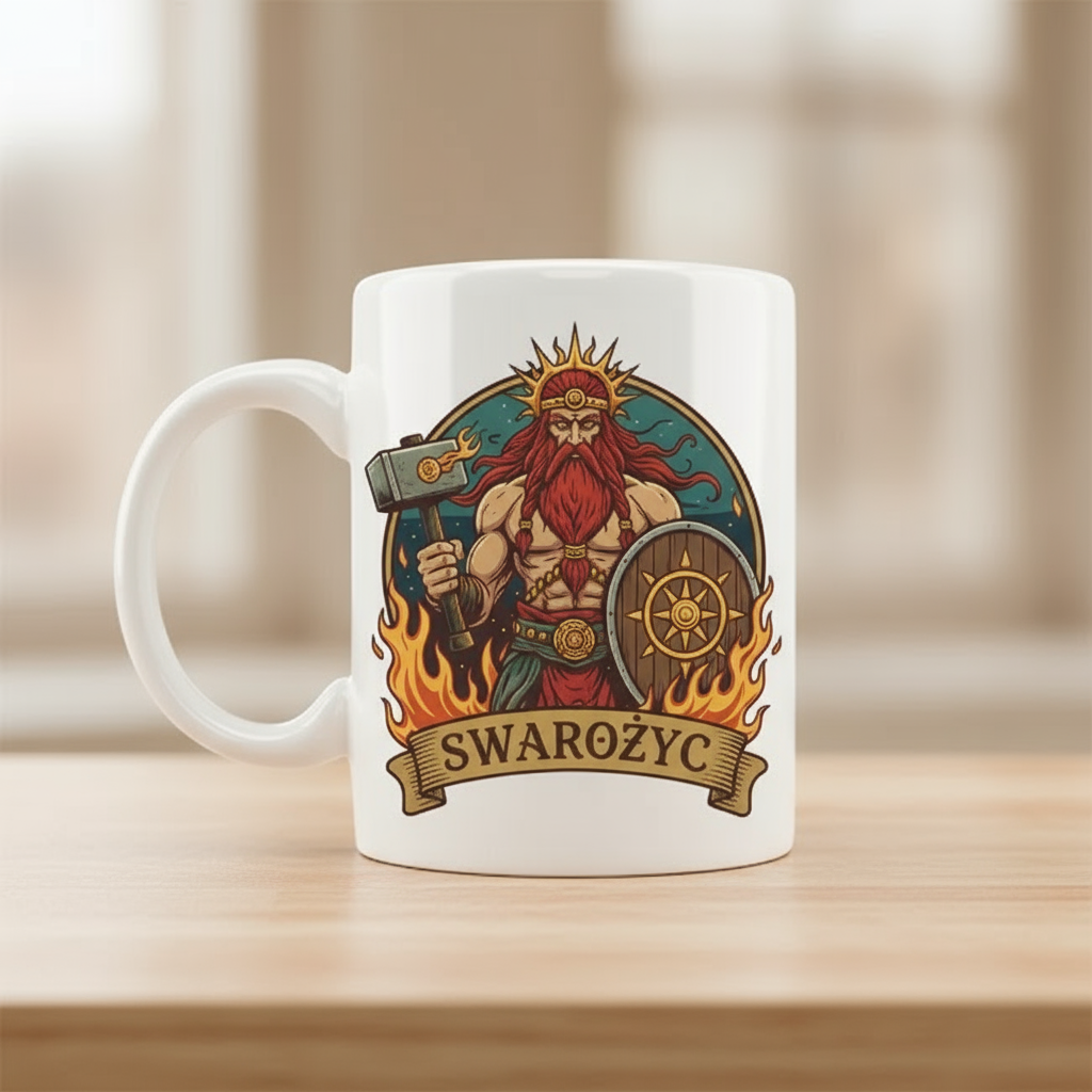 Kubek z nadrukiem - Swarożyc - Mitologia słowiańska
