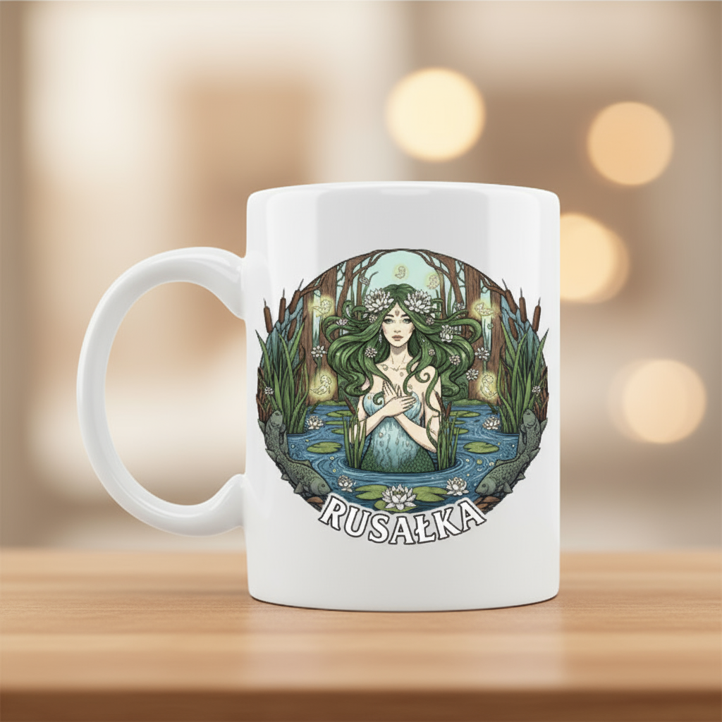 Kubek z nadrukiem -  Rusałka - Mitologia słowiańska