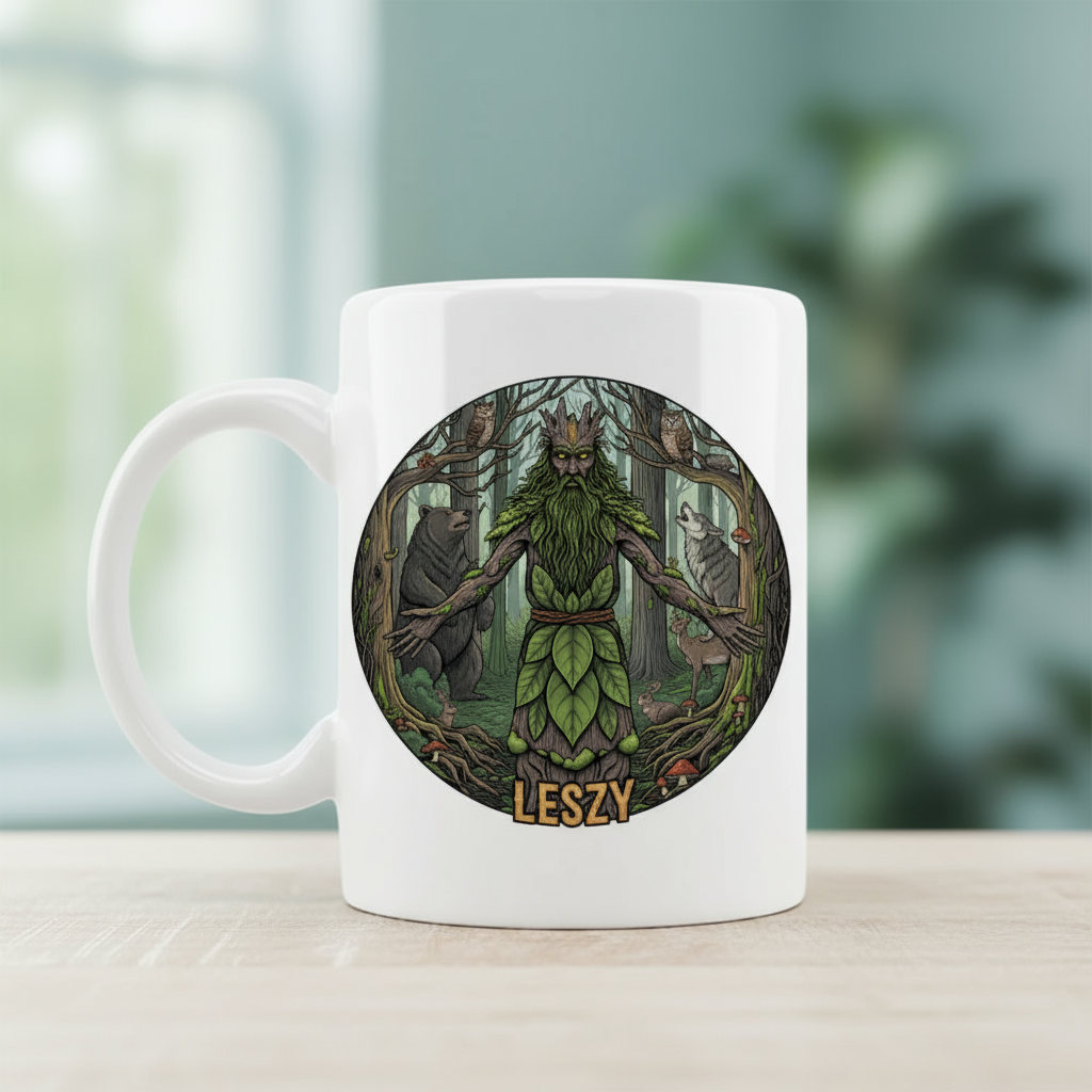 Kubek z nadrukiem - Leszy - Mitologia słowiańska