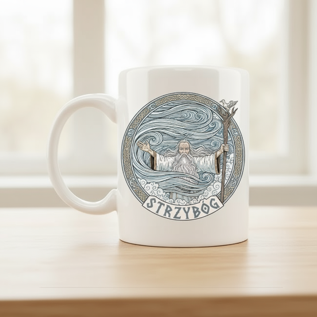 Kubek z nadrukiem - Strzybóg - Mitologia słowiańska