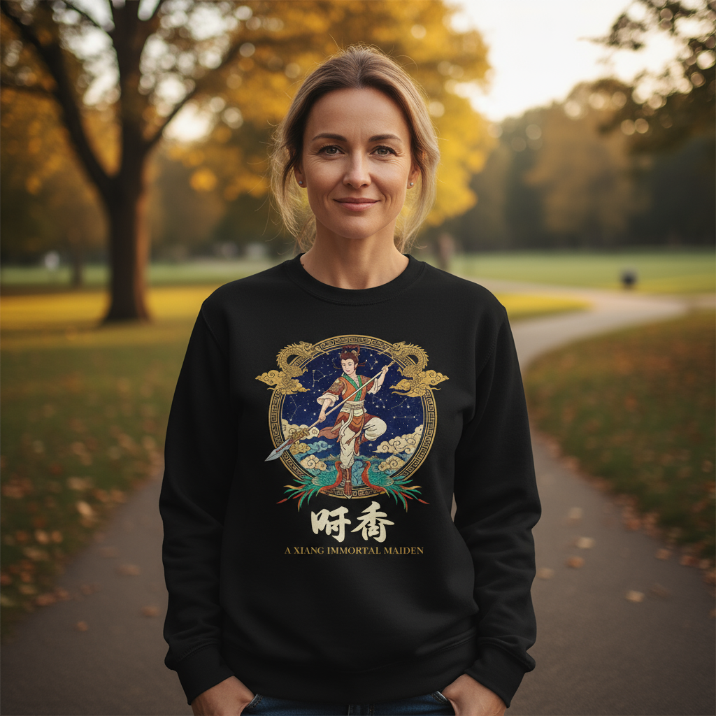 Bluza damska z nadrukiem - A Xiang Immortal Maiden - Mitologia japońska