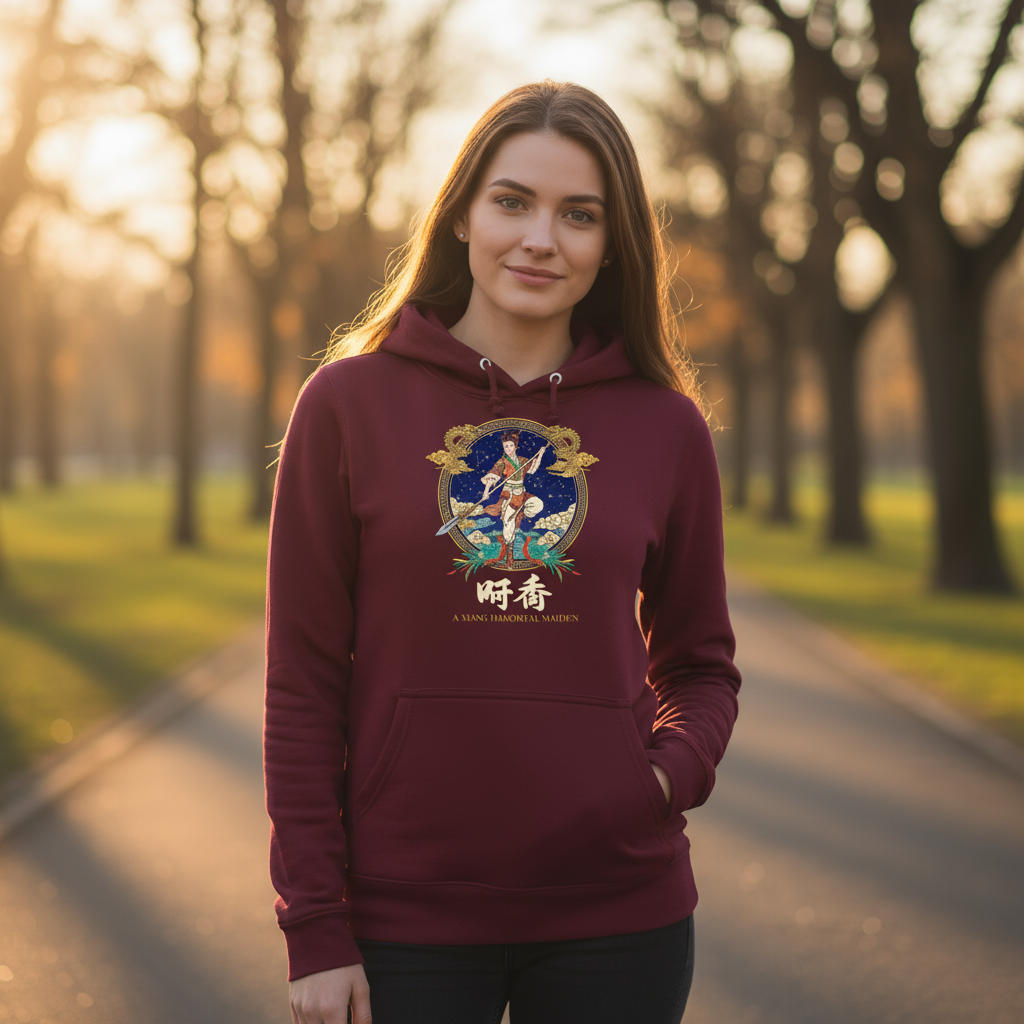 Damska bluza z kapturem - A Xiang Immortal Maiden - Mitologia japońska