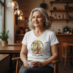 Koszulka damska V-neck - Amateraus - Mitologia japońska