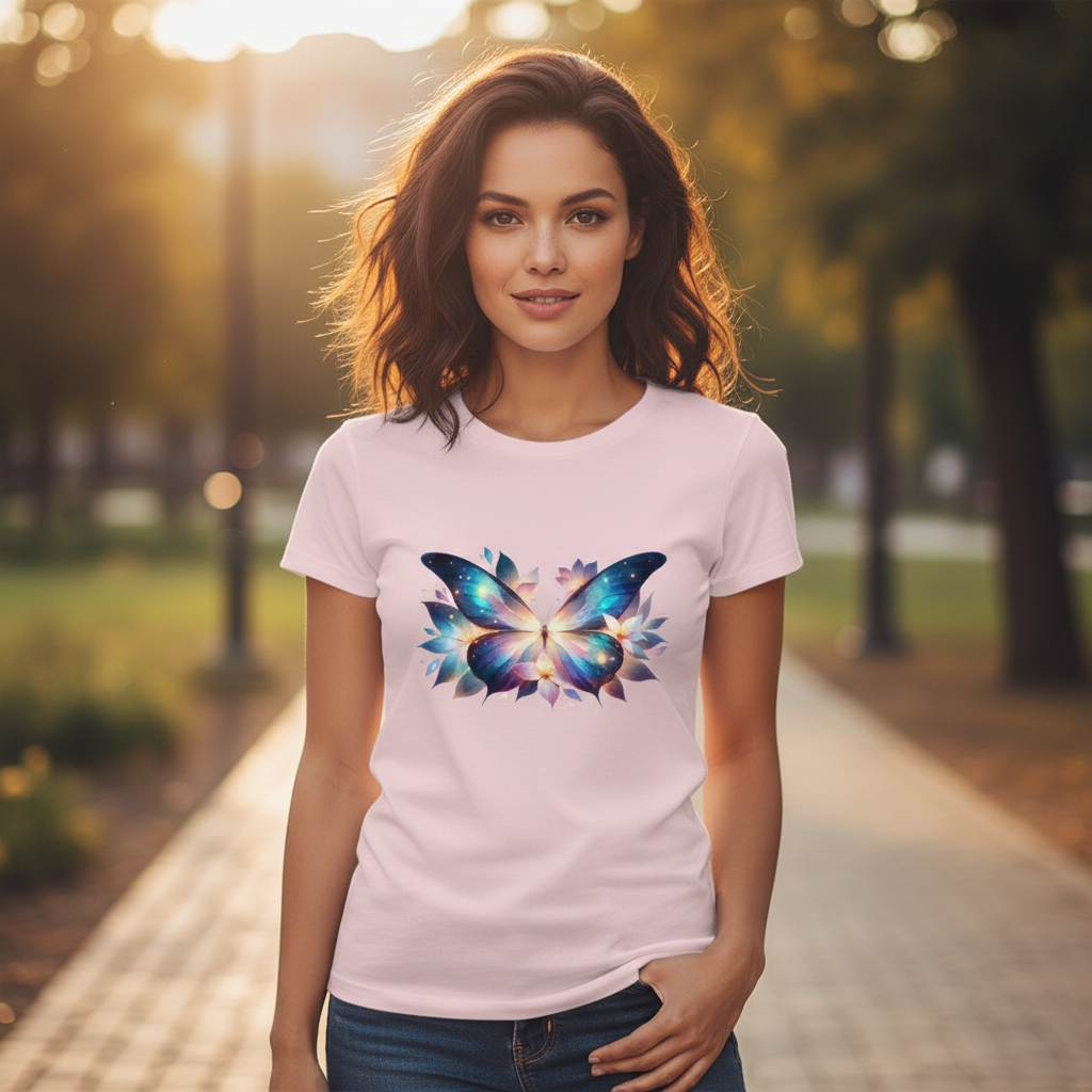 Koszulka damska - Bajkowy motyl