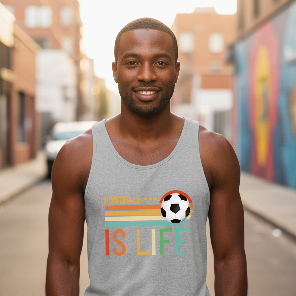 Męski Top - Football is life