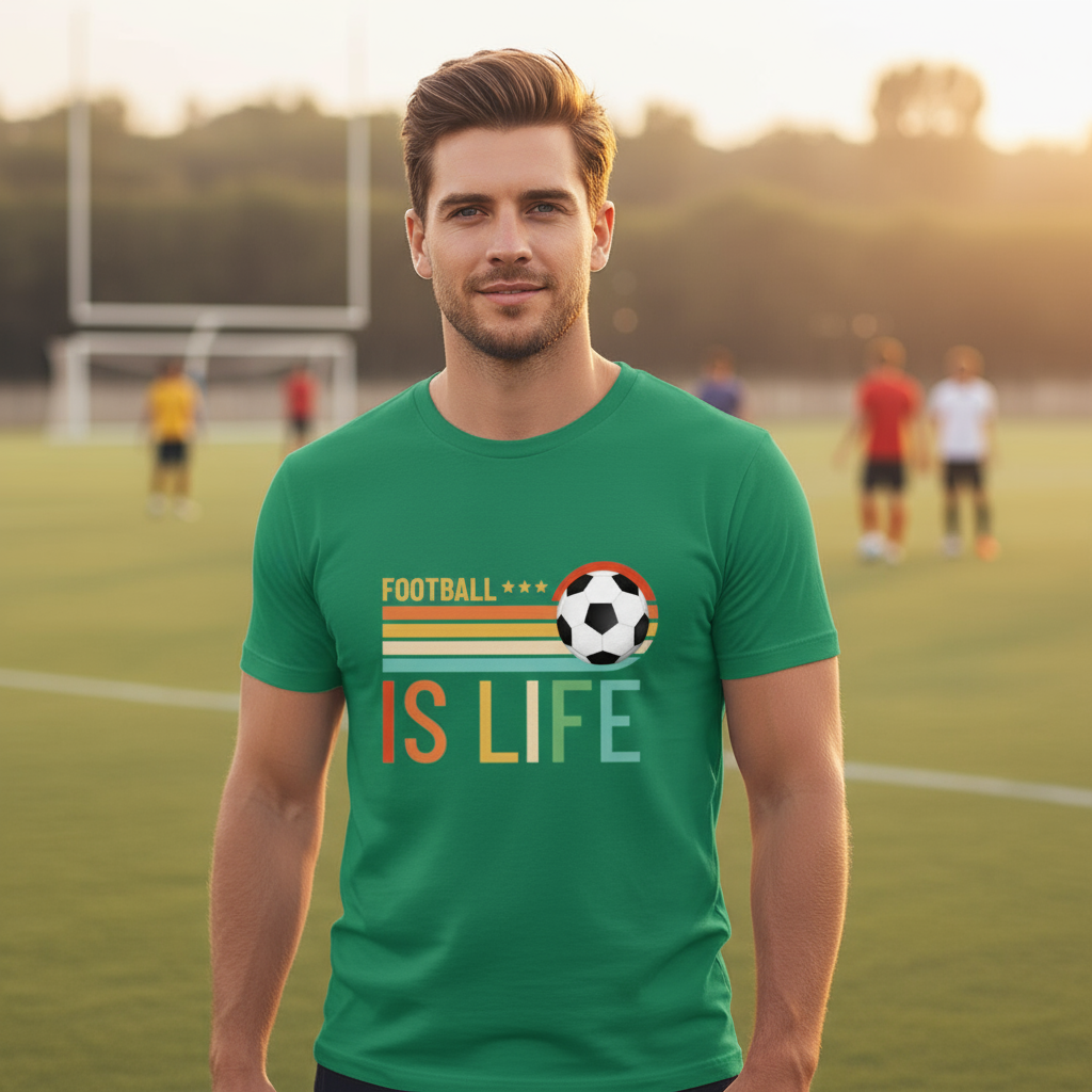 Koszulka męska - Football is life