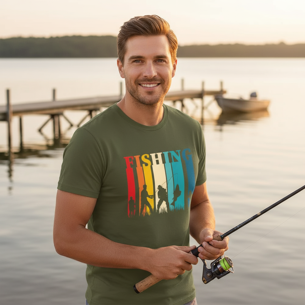 Koszulka męska - Fishing