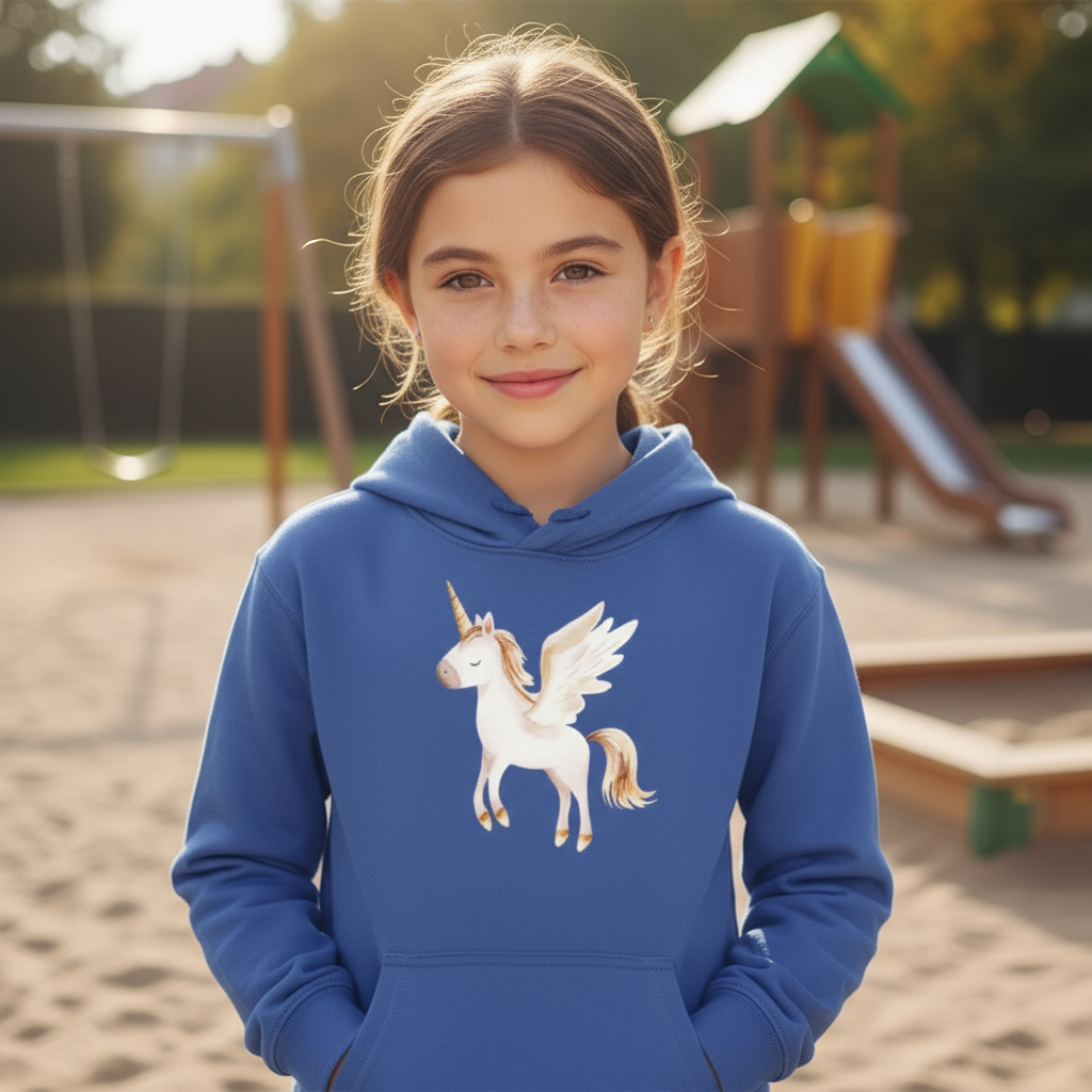 Bluza dziecięca z kapturem - Jednorożec