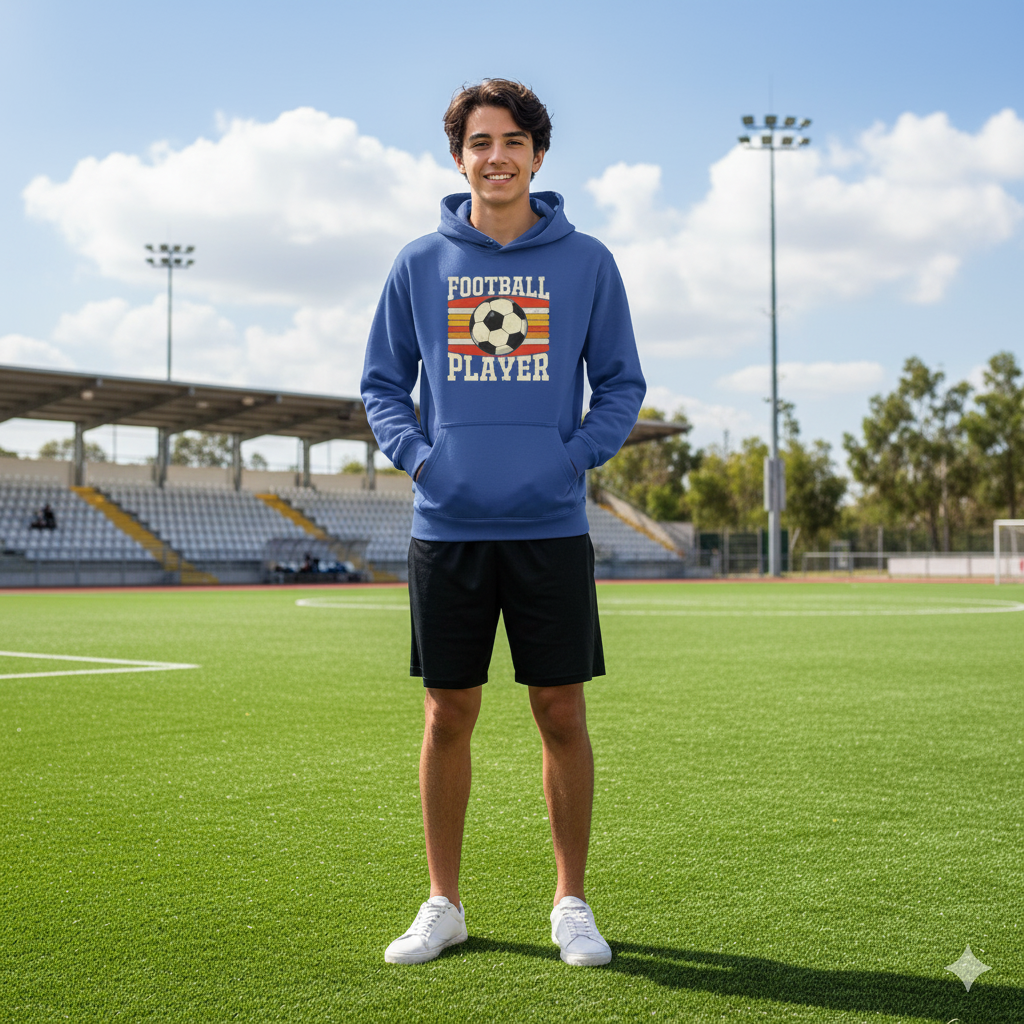 Bluza dziecięca z kapturem - Football Player