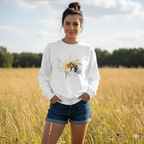 Bluza damska - Pszczoła na kwiatku