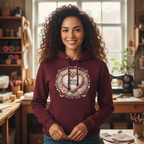 Damska bluza z kapturem - Cross stitch