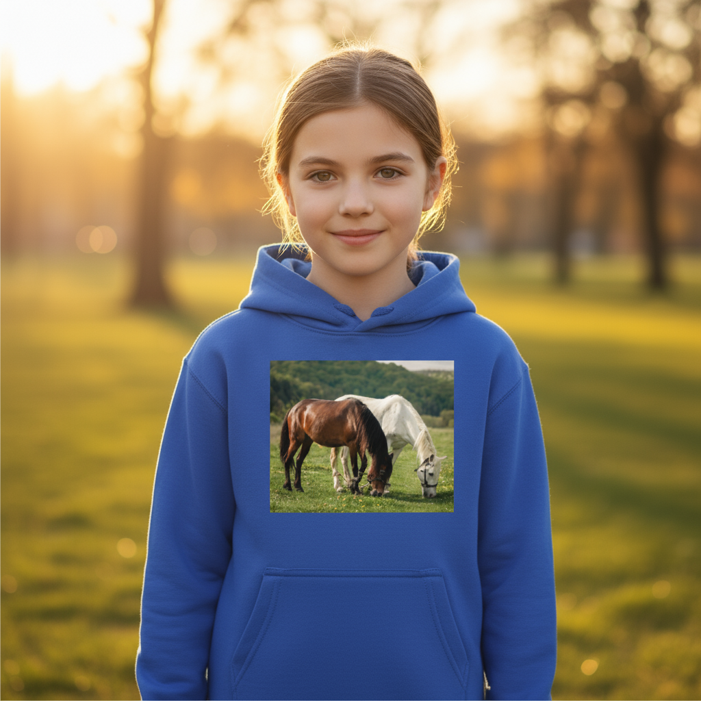 Bluza dziecięca z kapturem personalizowana z nadrukiem własnego zdjęcia